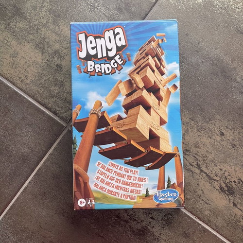 Jenga Bridge board game used