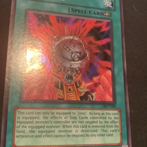 Amplifier Jinzo support card like new, vintage Yugioh
