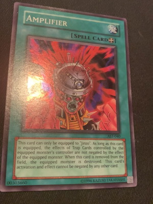amplifier yugioh card Yugioh Synchro Deck Yu-Gi-Oh! Jinzo Starter Deck 42  Psychic Shockwave  Amplifier (Espa Roba)  Near Mint