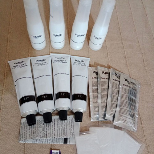 Palette Intensive Color Creme 7.87 hair dye set new, 4 pieces
