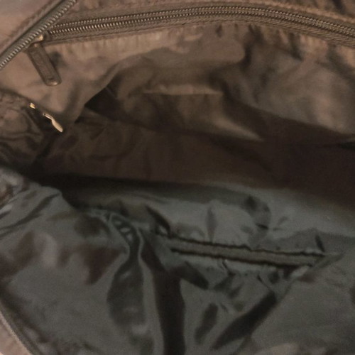 Hedgren handbag used, black with 3 zippered compartments