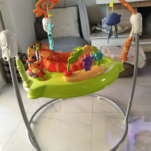 Fisher-Price Jumperoo Lion Activity Center like new with box