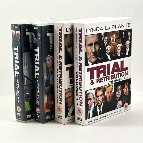 Trial & Retribution DVD box set used, 14 discs, crime series