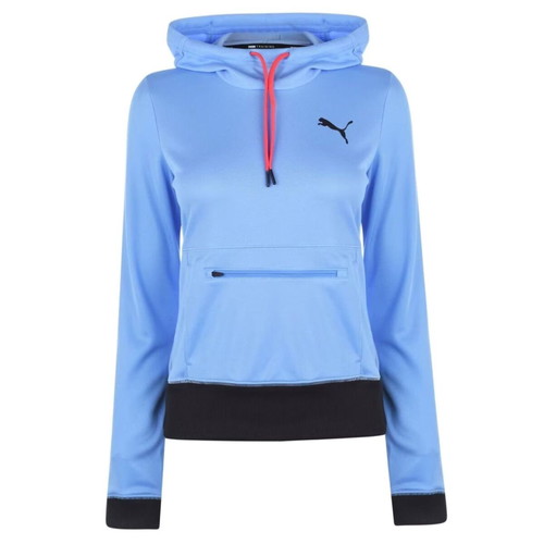 PUMA Shift Glimmer Hoodie women's hoodie top new, size M, blue