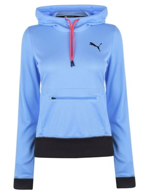 PUMA Shift Glimmer Hoodie women's hoodie top new, size M, blue