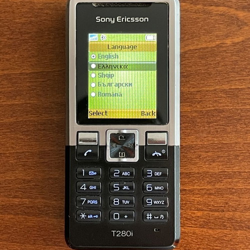 Sony Ericsson T280i phone used in very good condition