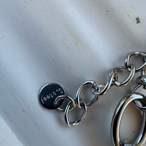 Zara silver steel chain bracelet like new