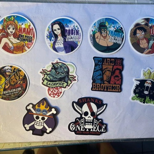 One Piece Sticker Collection new, set of 20 colorful designs