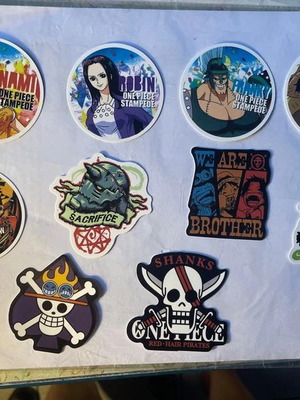 One Piece Sticker Collection new, set of 20 colorful designs