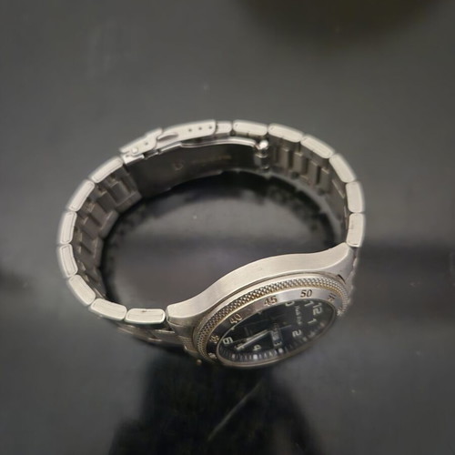 North Eagle Quartz men's watch stainless steel 10 ATM water resistant used