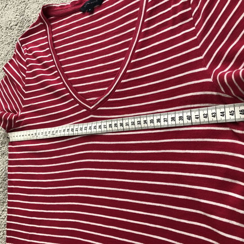 Tommy Hilfiger women's t-shirt used, size M, white and red