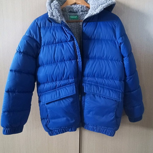 Benetton kids jacket XL like new, blue