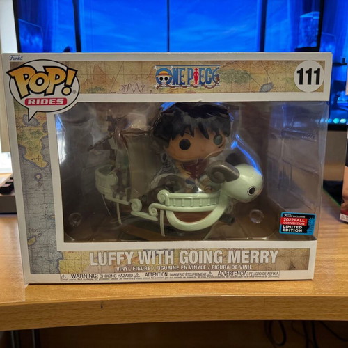 One Piece Luffy with Going Merry Funko Pop μεταχειρισμένο