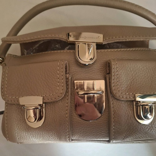 Jasper Conran beige leather handbag like new