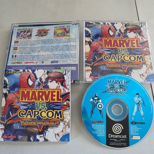 Marvel vs Capcom Clash of Super Heroes Sega Dreamcast like new