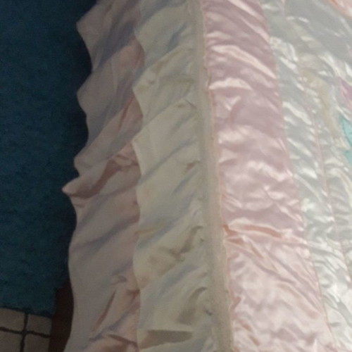 Kentia double quilt used with two cotton satin pillowcases