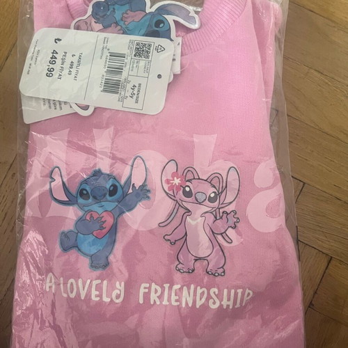 Πουλόβερ Stitch and Angel καινούργιο για 4-5 ετών