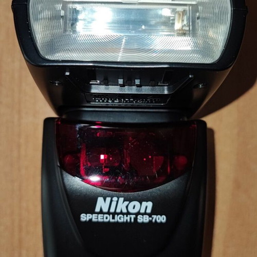 Nikon SB-700 flash with case and accessories