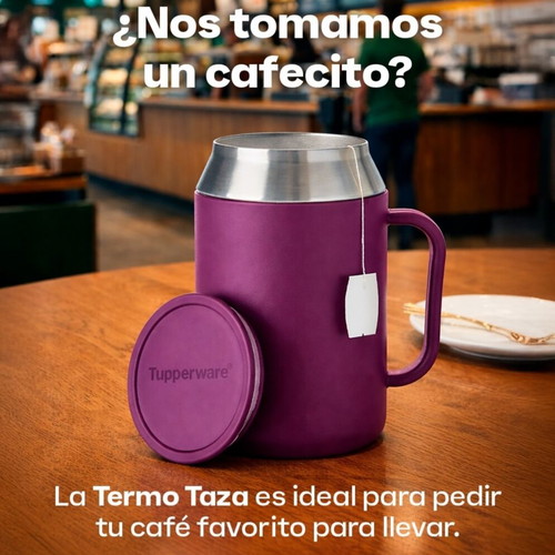 Tupperware Thermos Mug 400 ml new, purple
