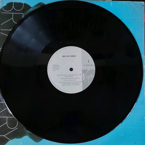 Vinyl record maxi single 12" Bryan Ferry Kiss And Tell usa mix used