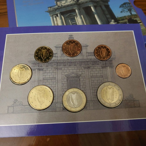 Ireland euro coin set 2003 new, uncirculated