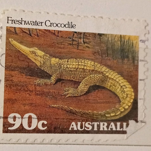 Australia stamps used, pack of 5