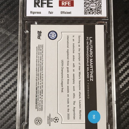 2024-25 Topps Chrome UEFA Lautaro Martínez X-Fractor #50 Mint