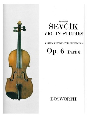 Sevcik Op.6 Μέρος 6 Βιβλίο τεχνικής βιολιού καινούργιο