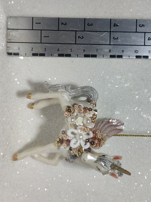 Unicorn hanging ornament