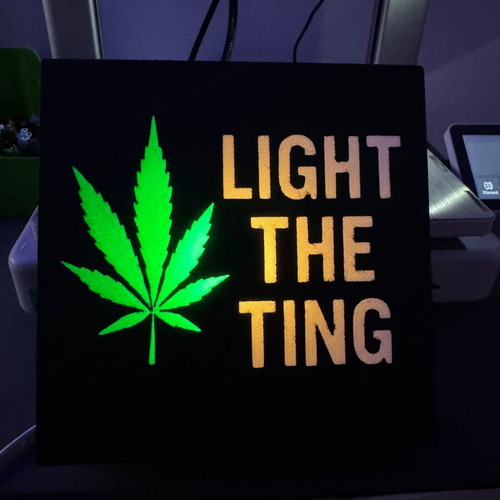 Smoking lamp like new, 18x18 cm, USB with switch