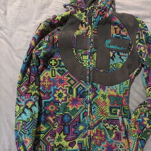 Plusminus jacket large like new multicolor