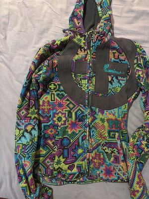 Plusminus jacket large like new multicolor