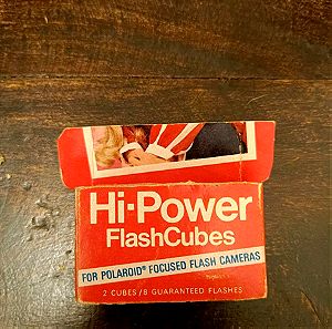 Flash cubes for Polaroid vintage