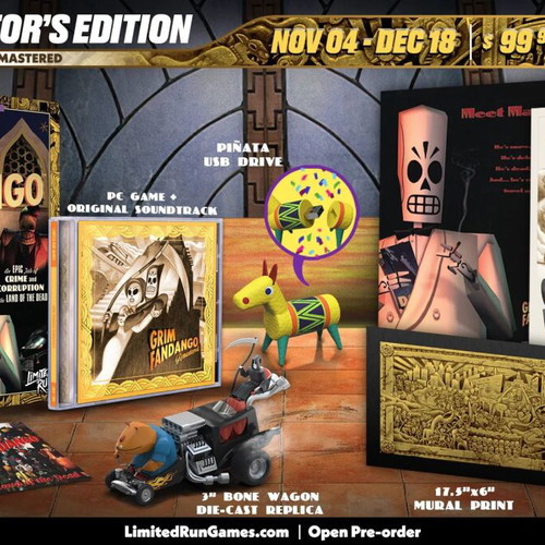 Grim Fandango Remastered Collector's Edition PC new