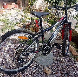 Παιδικό/Εφηβικό ποδήλατο, MONGOOSE ROCKADILE mountain Bike 24", μαύρο, 18 ταχ., άριστη κατάσταση