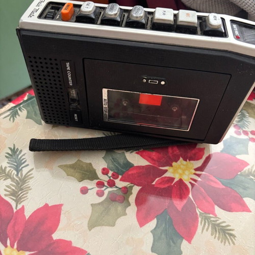 Vintage cassette player 70s used
