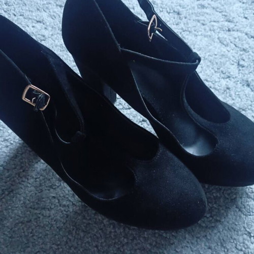 Alta Moda España black Mary Jane pumps size 40 like new