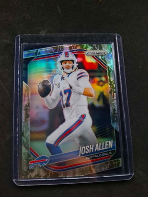 Josh Allen 2025 Panini Prizm #167 Forest Camo card like new
