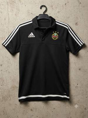 Adidas SK Rapid Wien men's polo shirt black ClimaLite size S