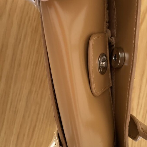 Esprit beige/tan vintage tote handbag