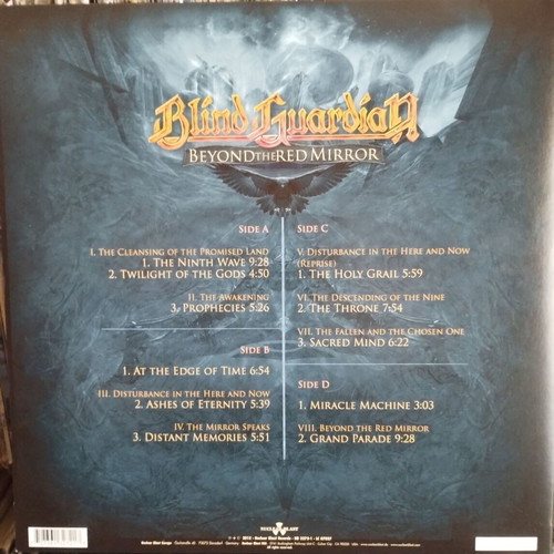 Blind Guardian Beyond The Red Mirror 2LP 2015 near mint, signed