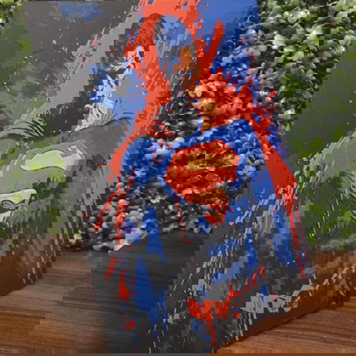 Superman Hueforge ανάγλυφο πορτρέτο 3D εκτύπωση καινούργιο