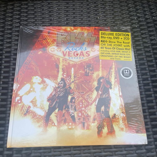 Kiss Rocks Vegas Deluxe Edition 2CD + DVD new, rock