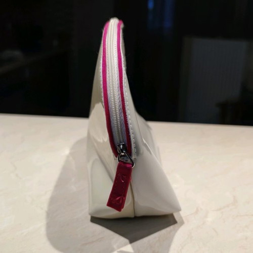 Vichy and Dove toiletry bags new, white, spacious