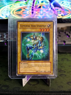 Elemental Hero Sparkman Yu-Gi-Oh! card used