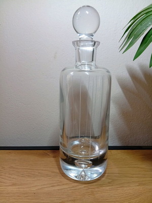 Vintage crystal decanter Italy 1960s