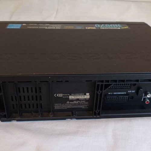 Panasonic NV-HD670EG Hi-Fi Stereo VCR 6-Head VHS S-VHS