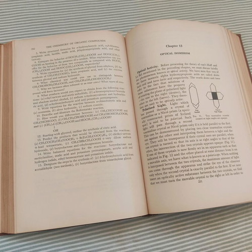 The Chemistry Of Organic Compounds used, 3rd Edition 1949