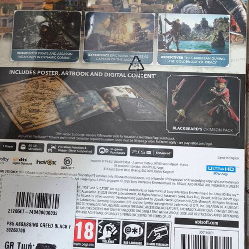Assassin's Creed Black Flag Resynced Launch Edition PS5 new