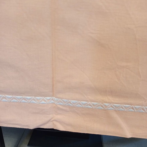 Set of 2 orange tablecloths like new, large size 215x187 cm